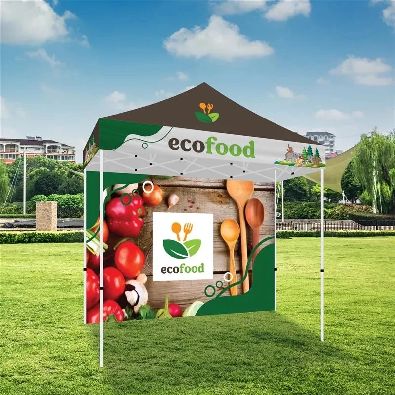 10x10 Standard Tent w/ Full Color Canopy Backwall 1