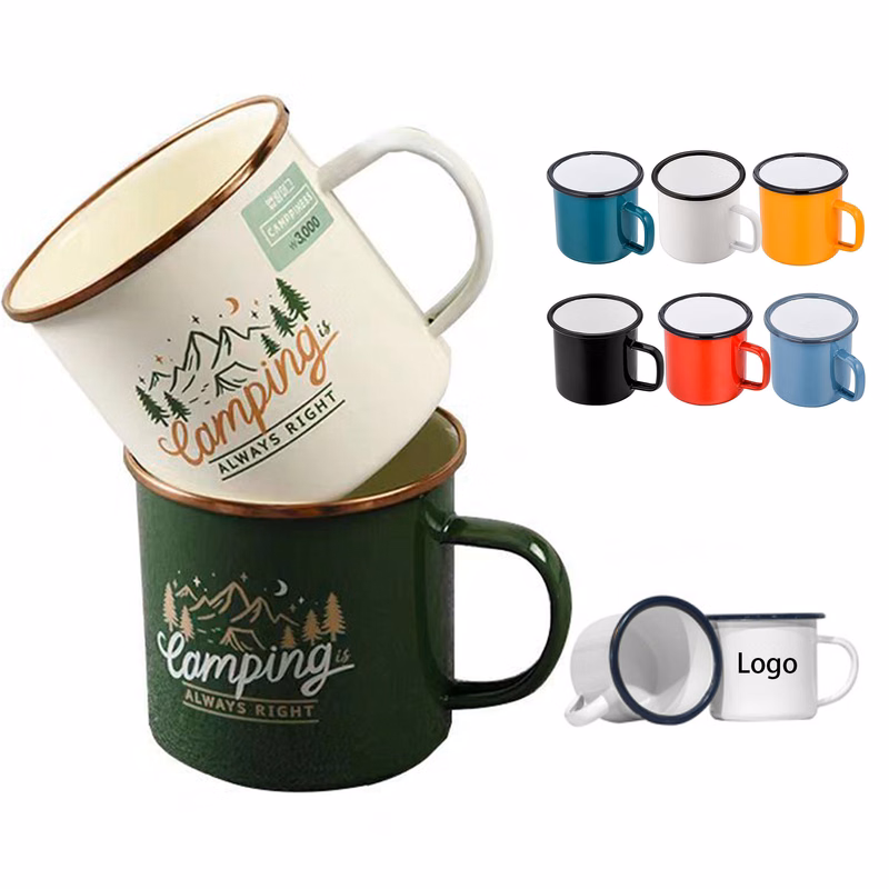 Custom Logo Camping Enamel Mug