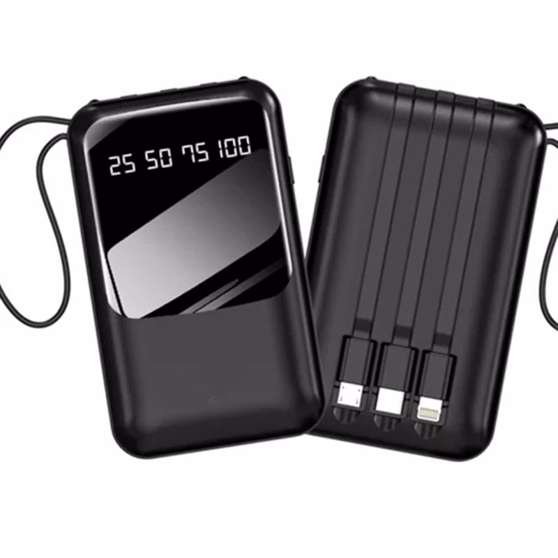 20000mAh Powerbank With Built In Cables
