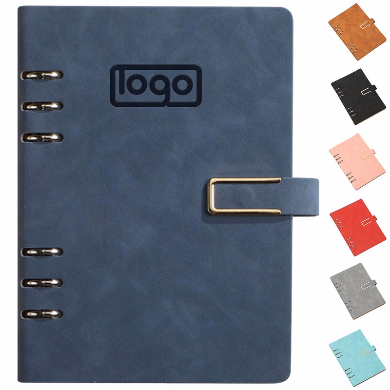 A5 Faux Leather Loose-leaf Notebook