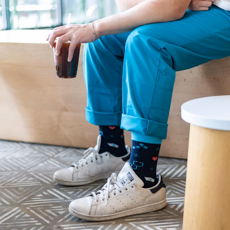 Athletic Doctor Socks - Comfort for Medical Professionals - American Made