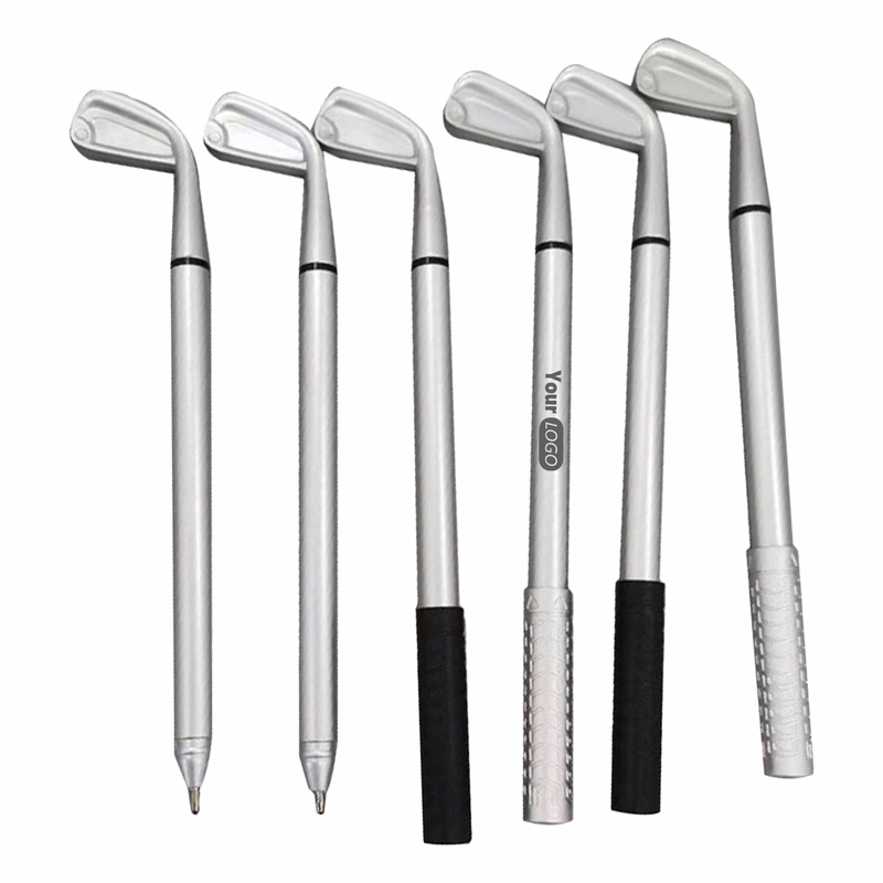 Plastic Unique Golf Club Pen Set With Custom Logo For Memorable Branding
