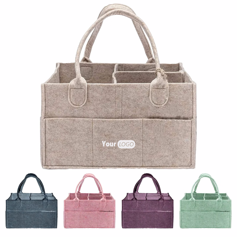 Felt Large Capacity Mommy Travel Diaper Bag