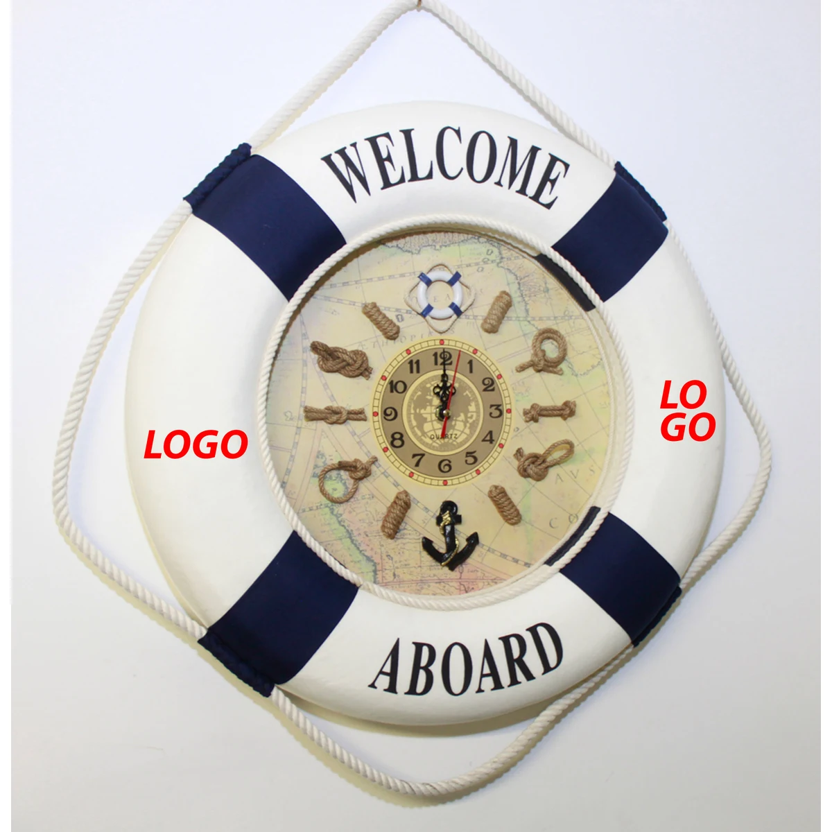 20" Life Ring Wall Clock 1