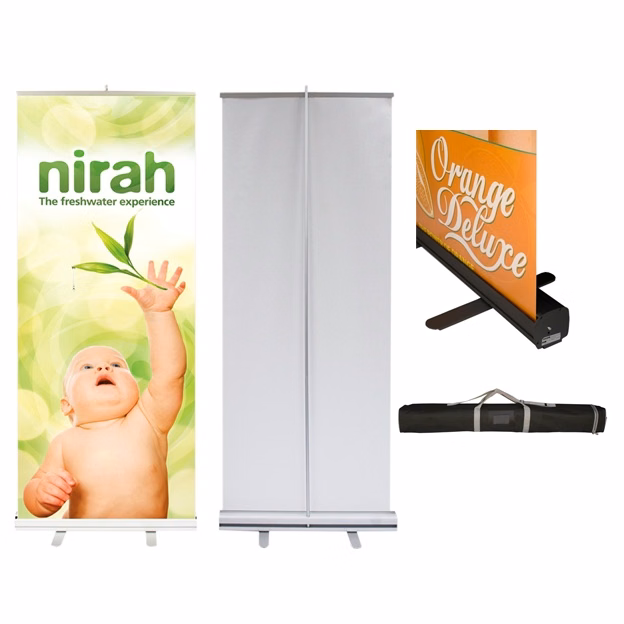 Econo Roll Retractable Banner Stand w/ Graphic - 48"x80"