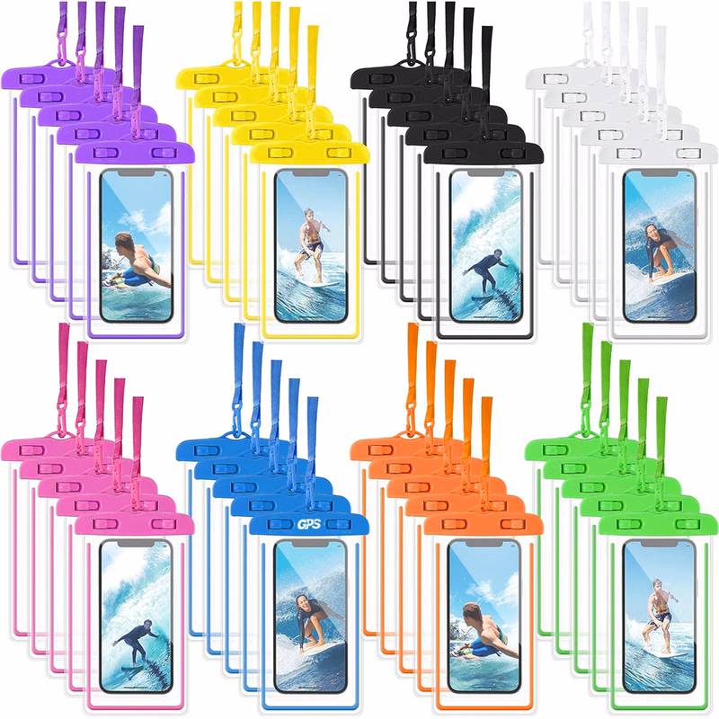 PVC Clear Touch Waterproof Phone Neck Pouch