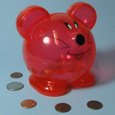 MOUSE COIN BANK "BLANK"