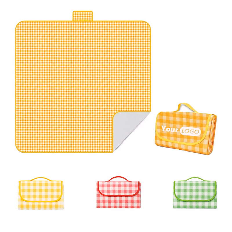 Foldable Checkered Picnic Mat