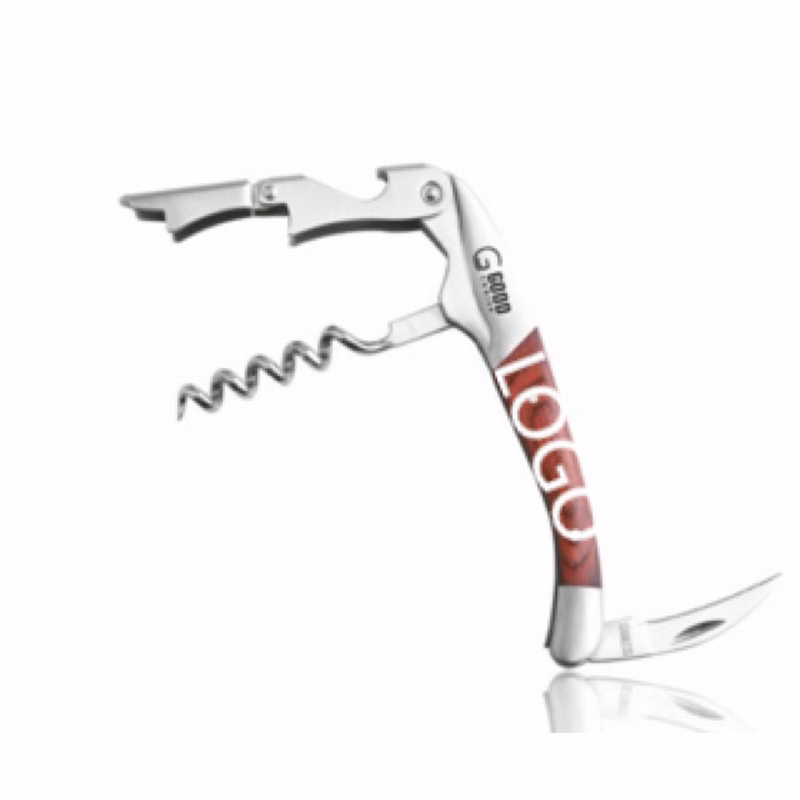 Custom Logo Stainless Steel Wine Opener