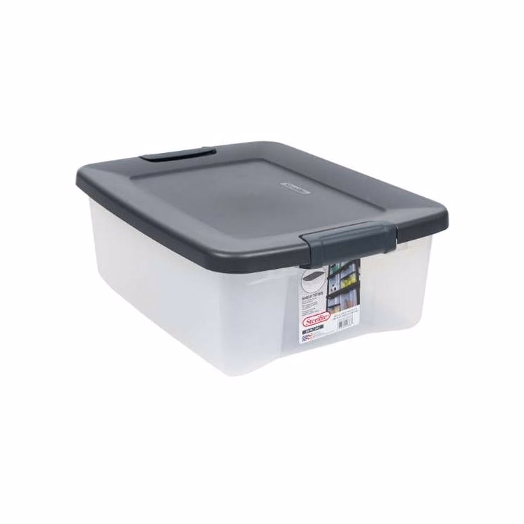 Sterilite Clear Shelf Totes