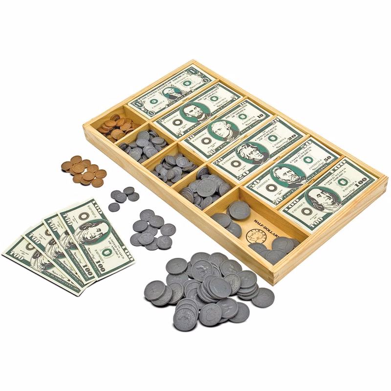 Melissa & Doug Play Money Set - 550 Pieces Ages 3+