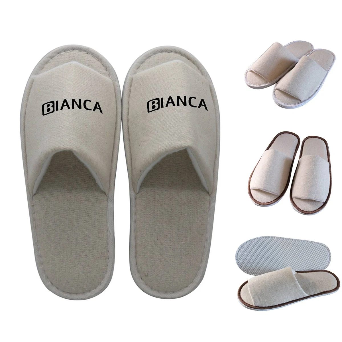 Open-Toe Hotel Slipper 1