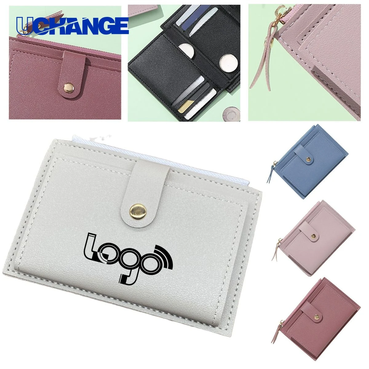 Slim PU Leather Wallet for Women 1