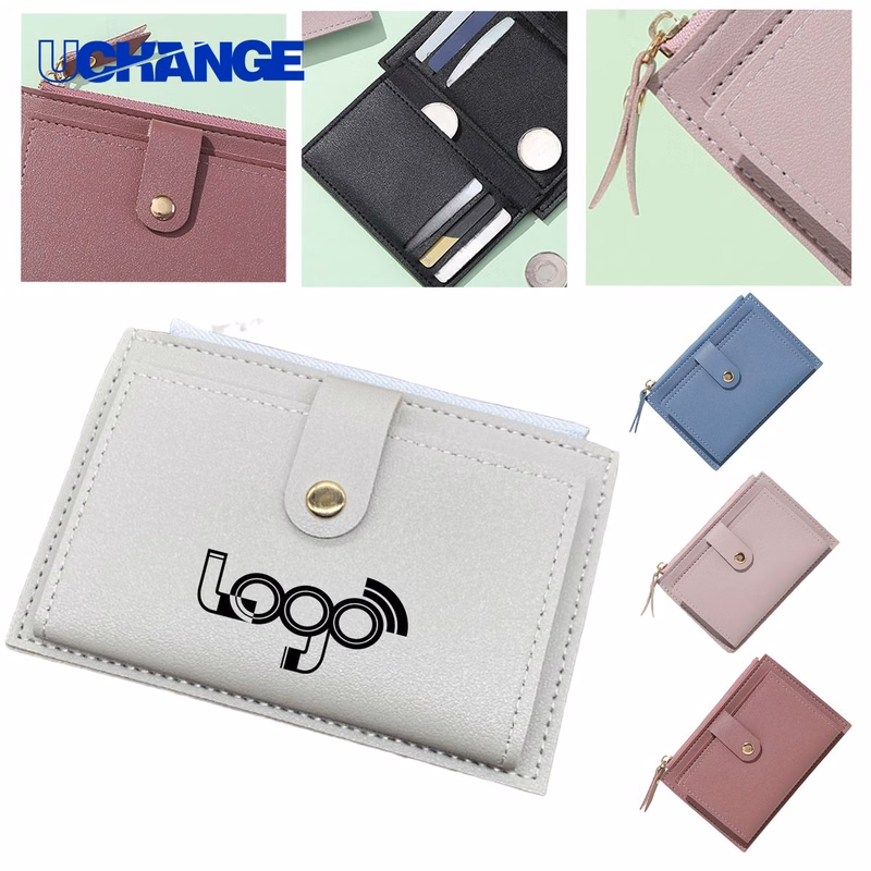 Slim PU Leather Wallet for Women