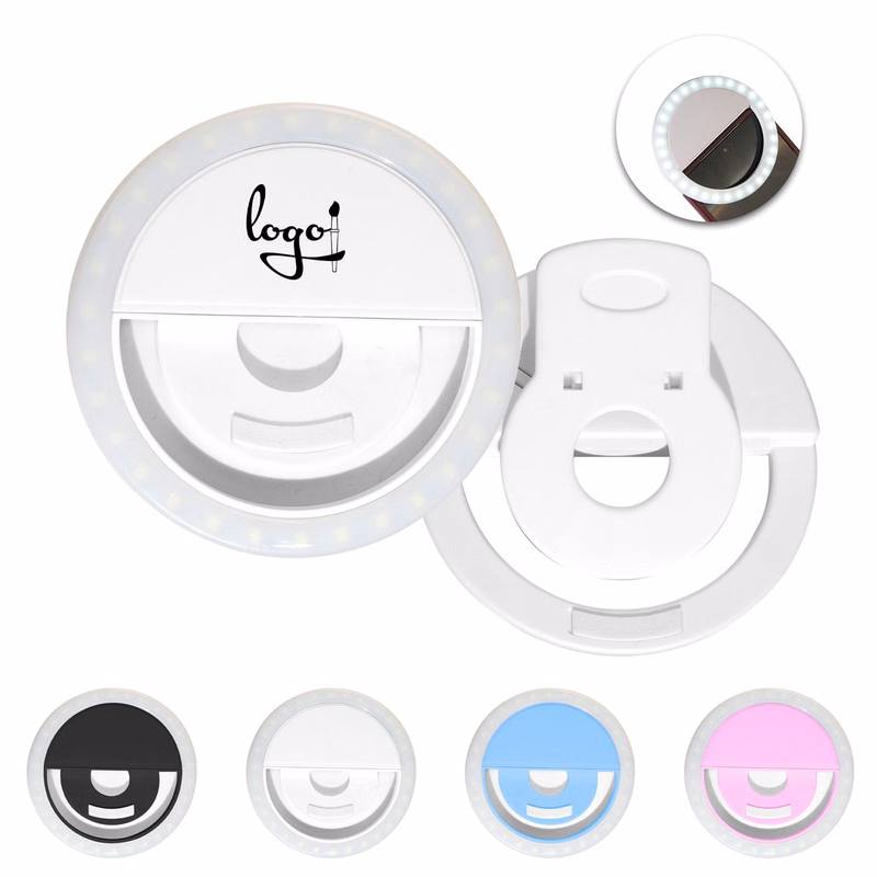 Selfie Ring Light Rechargeable Portable Clip-on