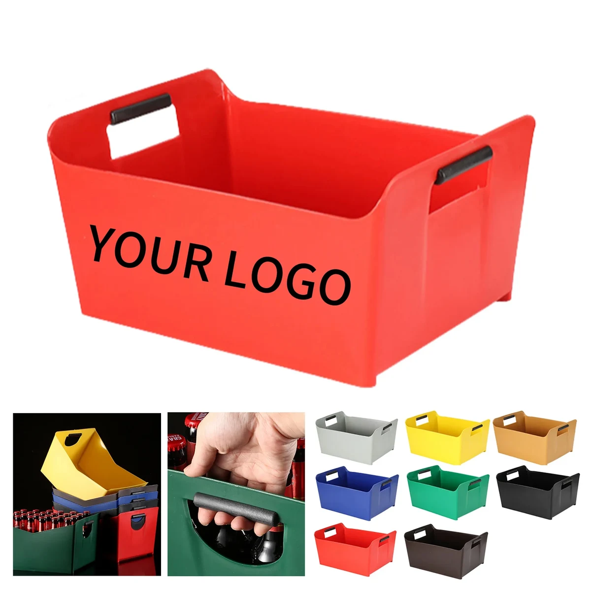 Plastic Beer Bottle Storage Tote 1