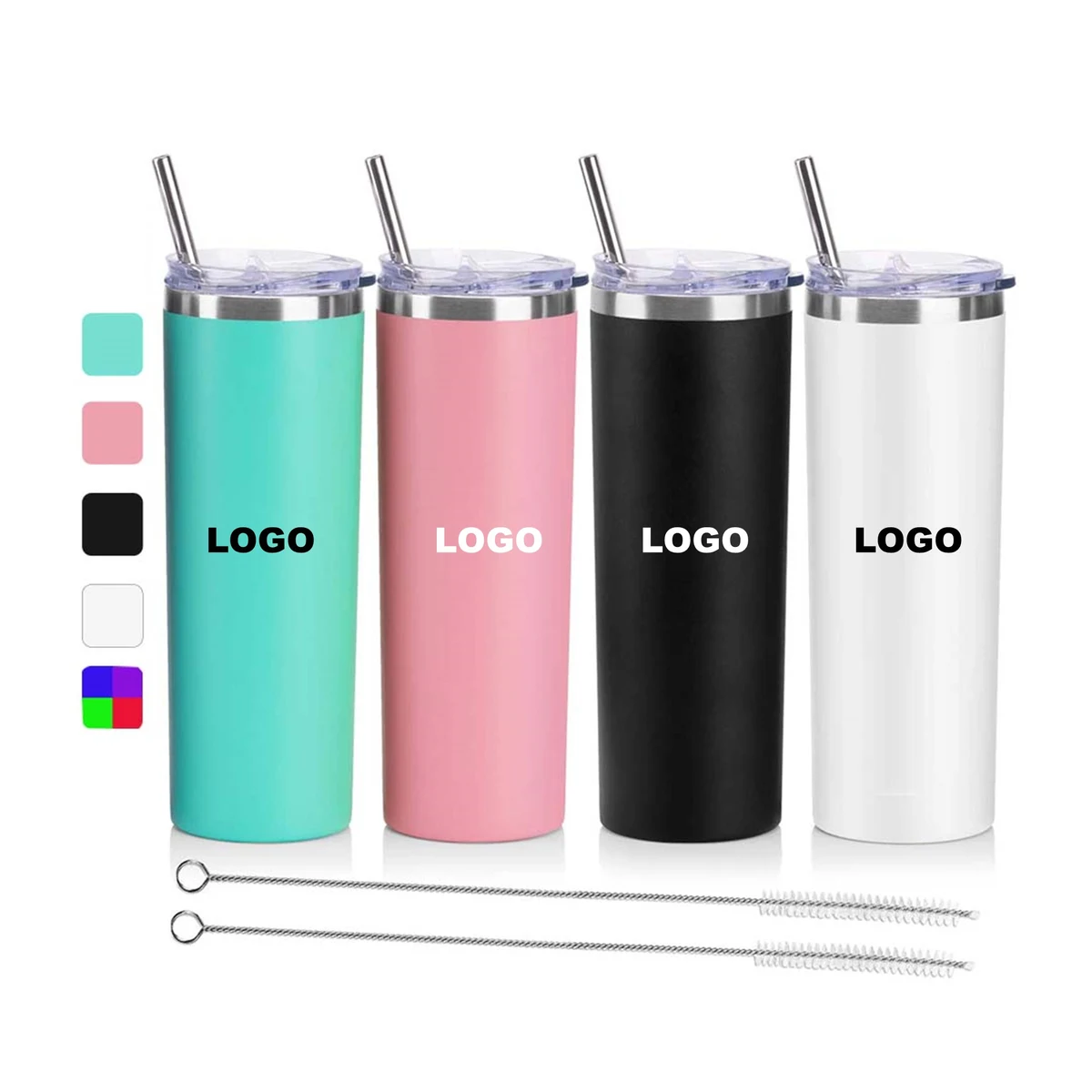 Colma Vacuum Tumbler w/Straw 1