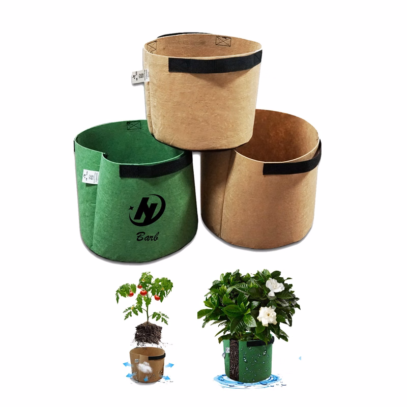 2 Gallon Non-Woven Fabric Plant Grow Bags with Handles