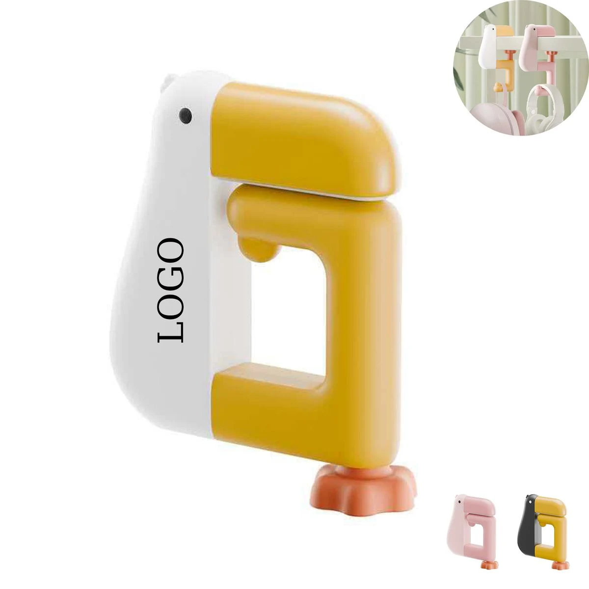 Adjustable Cute Duck Desk Hook for Bag 1