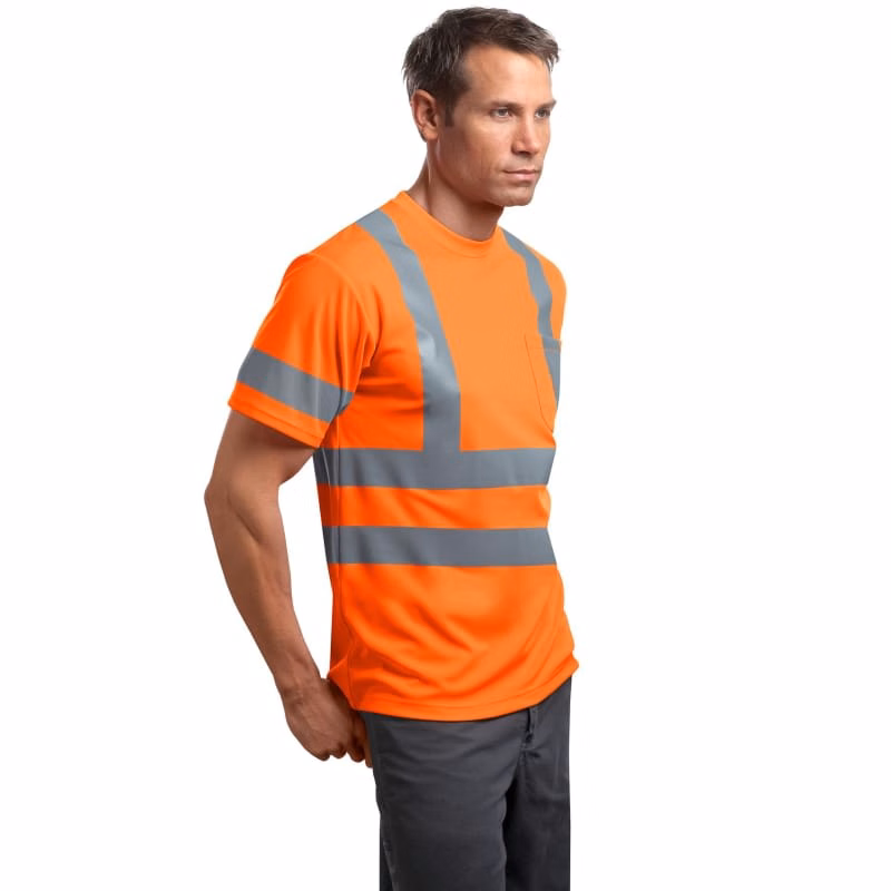 CornerStone - ANSI 107 Class 3 Short Sleeve Snag-Resistant Reflective T-Shirt.