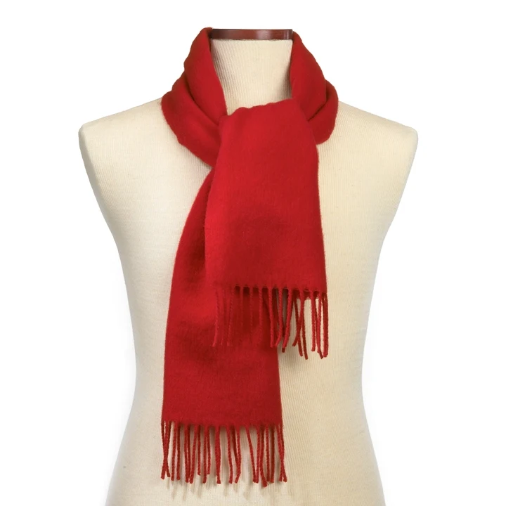 CLOSEOUT - Red Acrylic Scarf 1