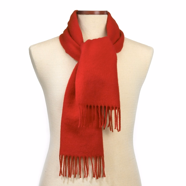 CLOSEOUT - Red Acrylic Scarf