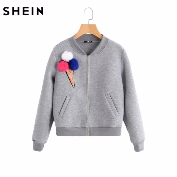 Sequin Ice Cream Patch Knit Jacket