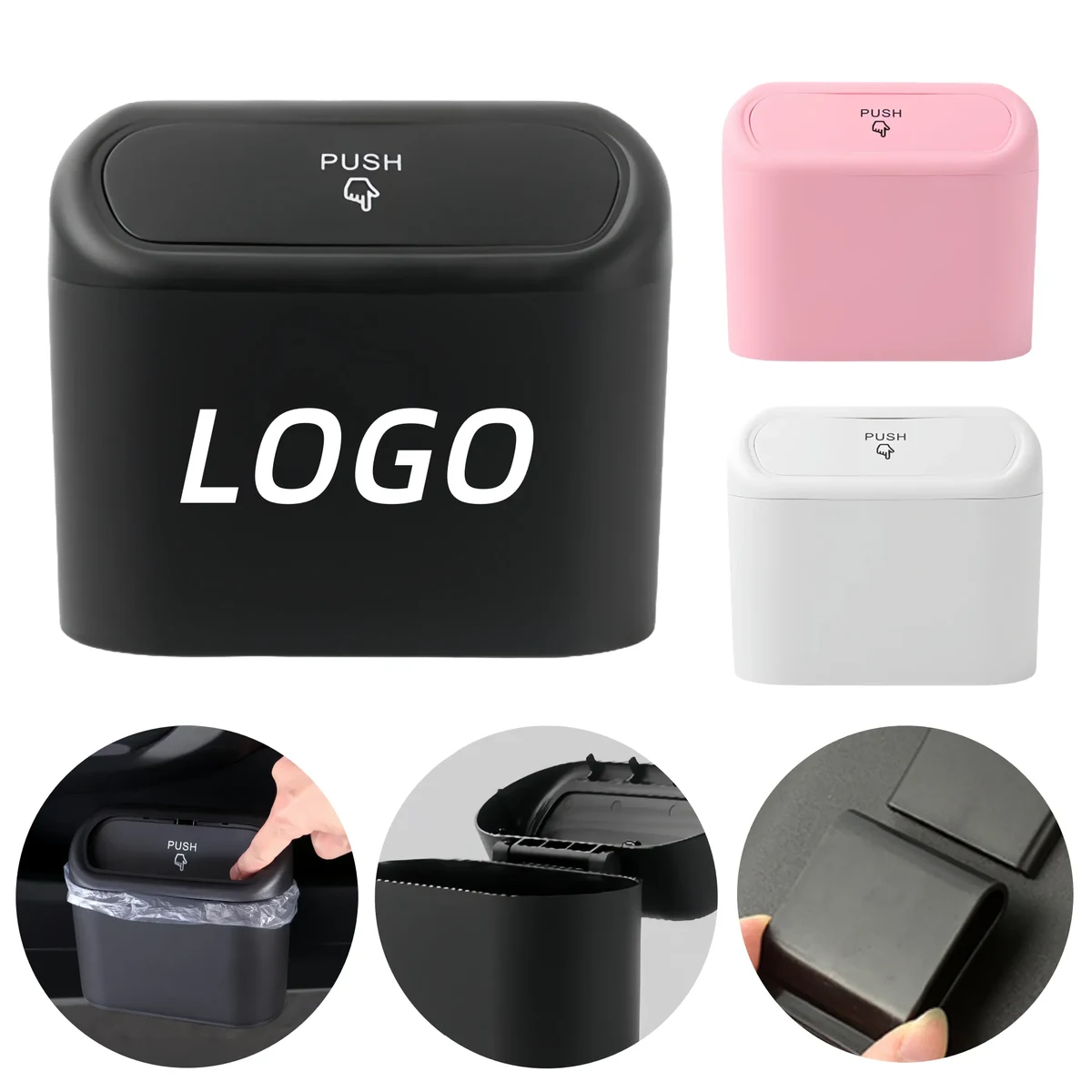Car-Mounted Hanging Trash Can 1