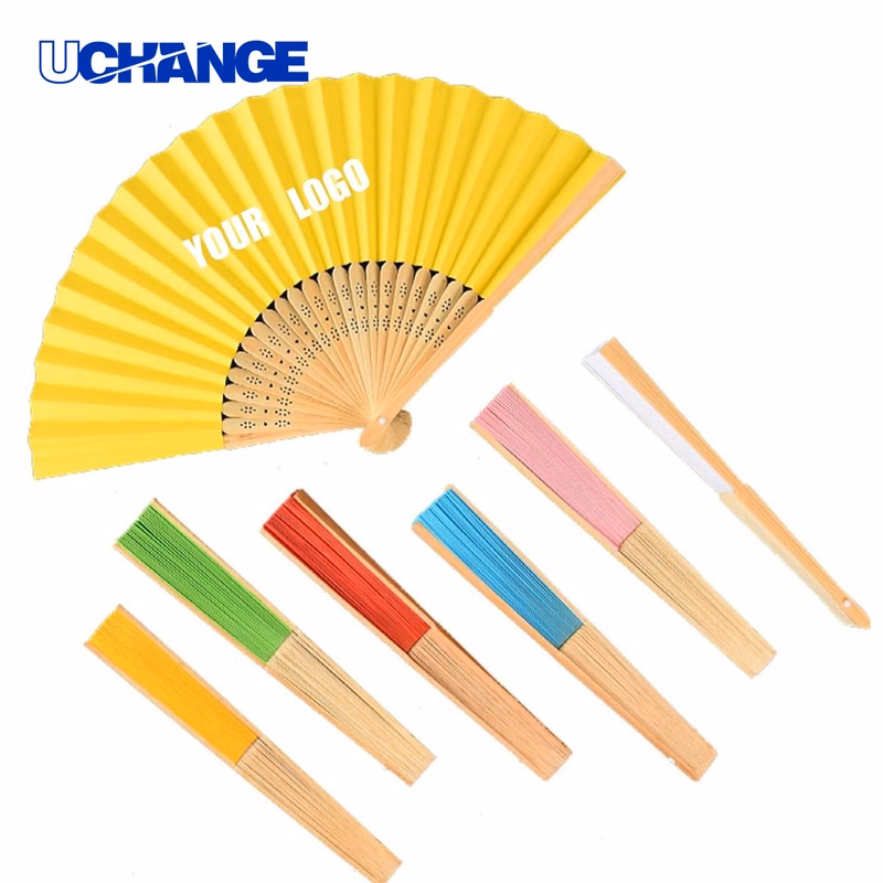 Blank Custom Paper Origami Hand Fan Tool