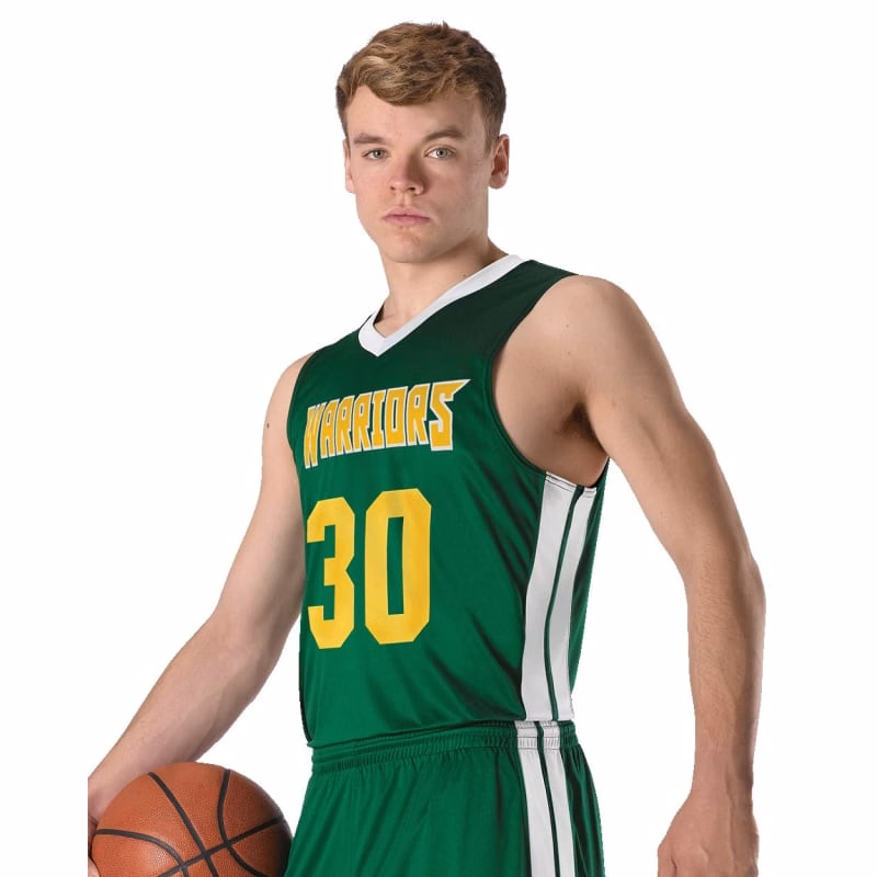 Alleson Athletic Men's Single Ply Basketball Jersey - 538J