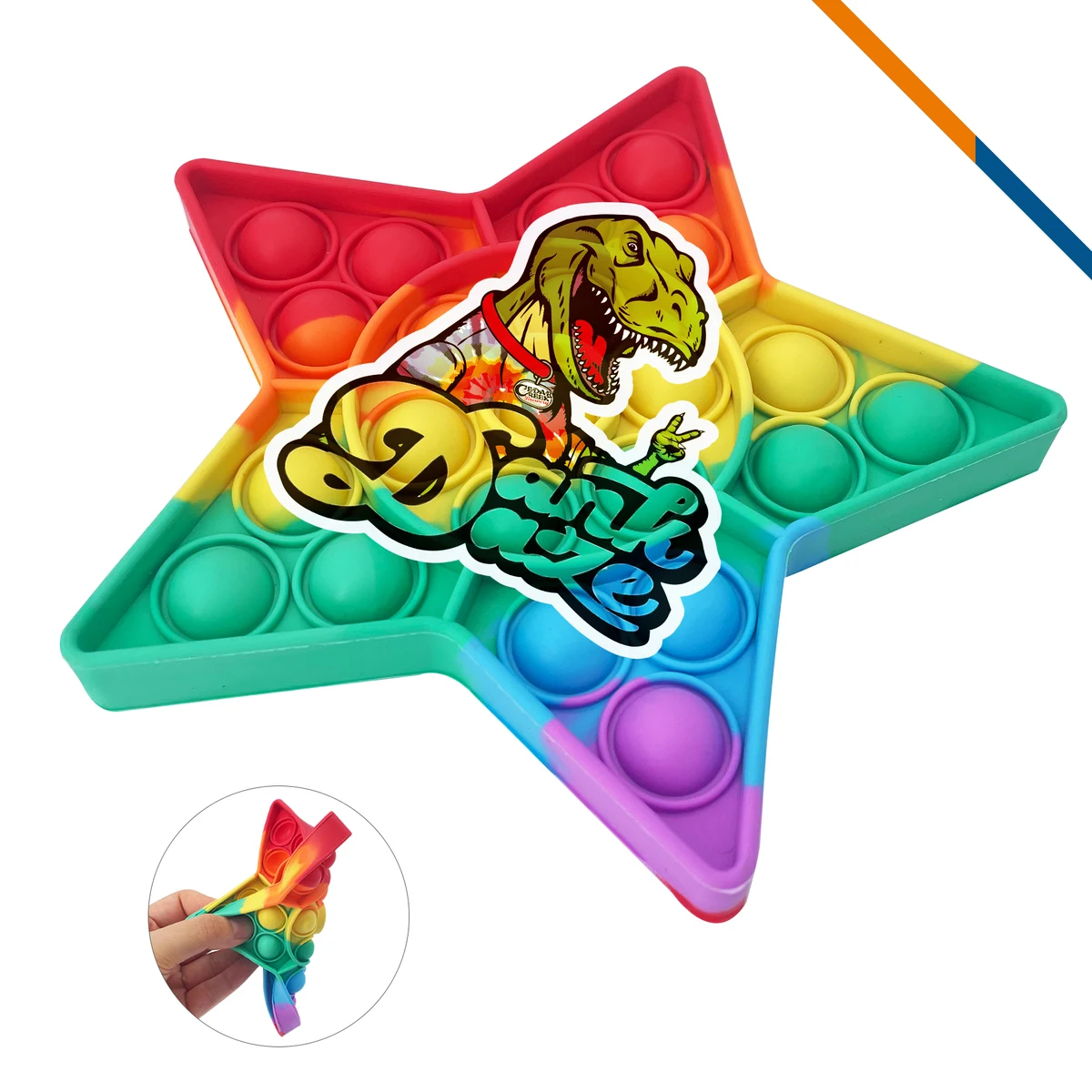 Rainbowy Push Bubble Fidget 1