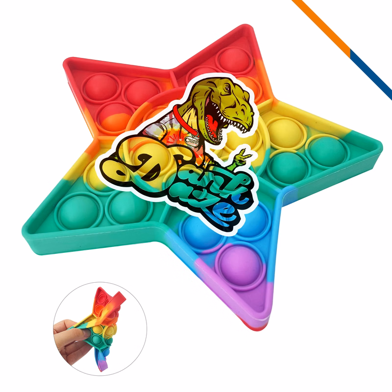 Rainbowy Push Bubble Fidget