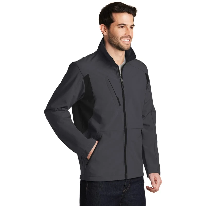 Port Authority Back-Block Soft Shell Jacket. 1