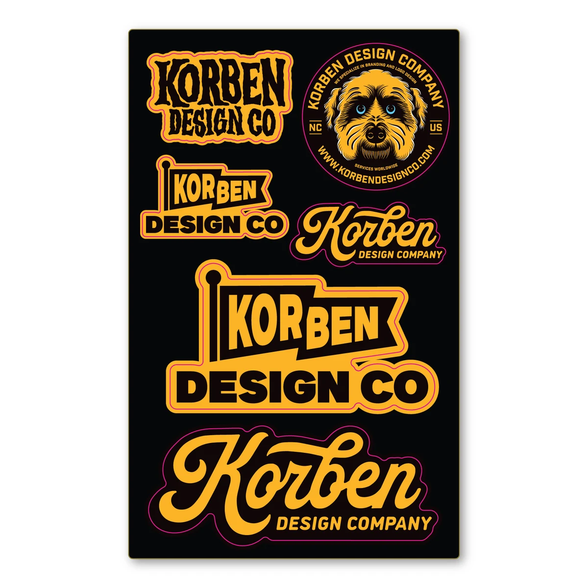 Custom Indoor/Outdoor Decal Sticker Sheet - 40 - 50 Square Inch 1