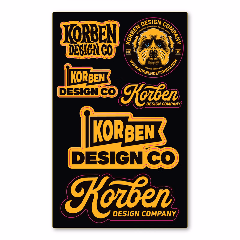 Custom Indoor/Outdoor Decal Sticker Sheet - 40 - 50 Square Inch