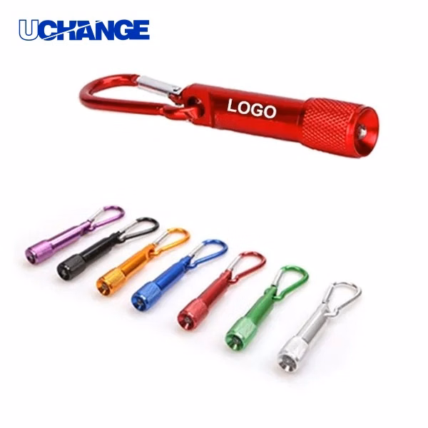 LED Flashlight Torch Keychain Light