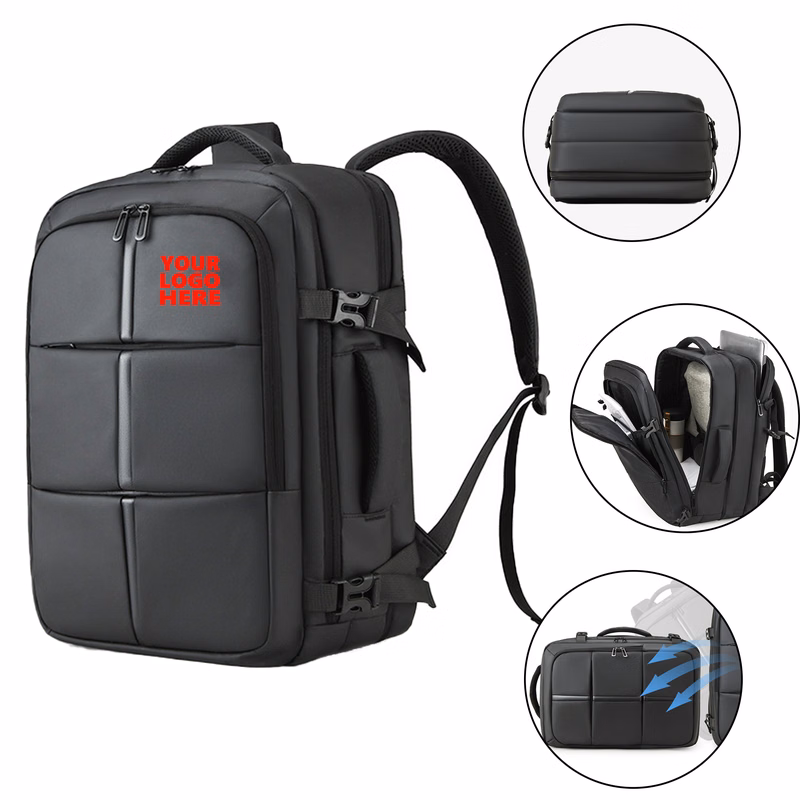 Expandable Business Travel Backpack with USB Charging Port
