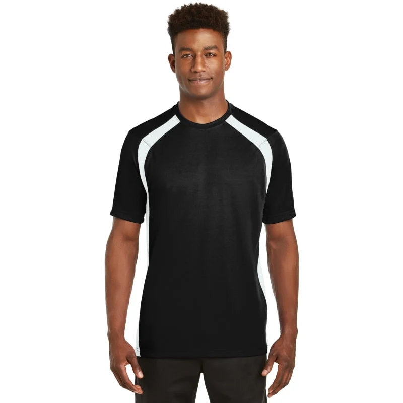 Sport-Tek Dry Zone Colorblock Crew. 1