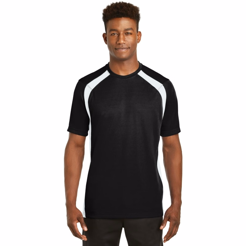 Sport-Tek Dry Zone Colorblock Crew.