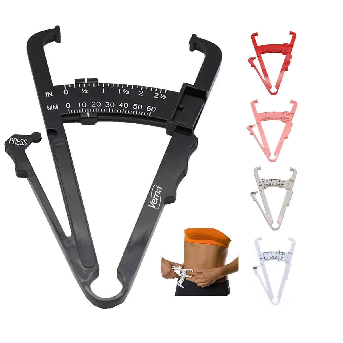 Plastic Body Fat Measuring Caliper 1