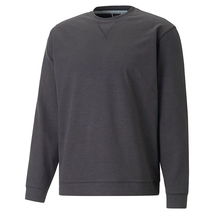 Puma Cloudspun Heather Crewneck (cat logo - back neck), custom hoodie or sweatshirt with logo imprint 1