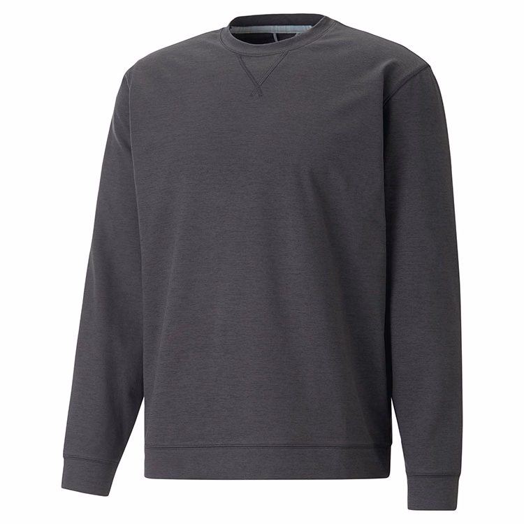Puma Cloudspun Heather Crewneck (cat logo - back neck)