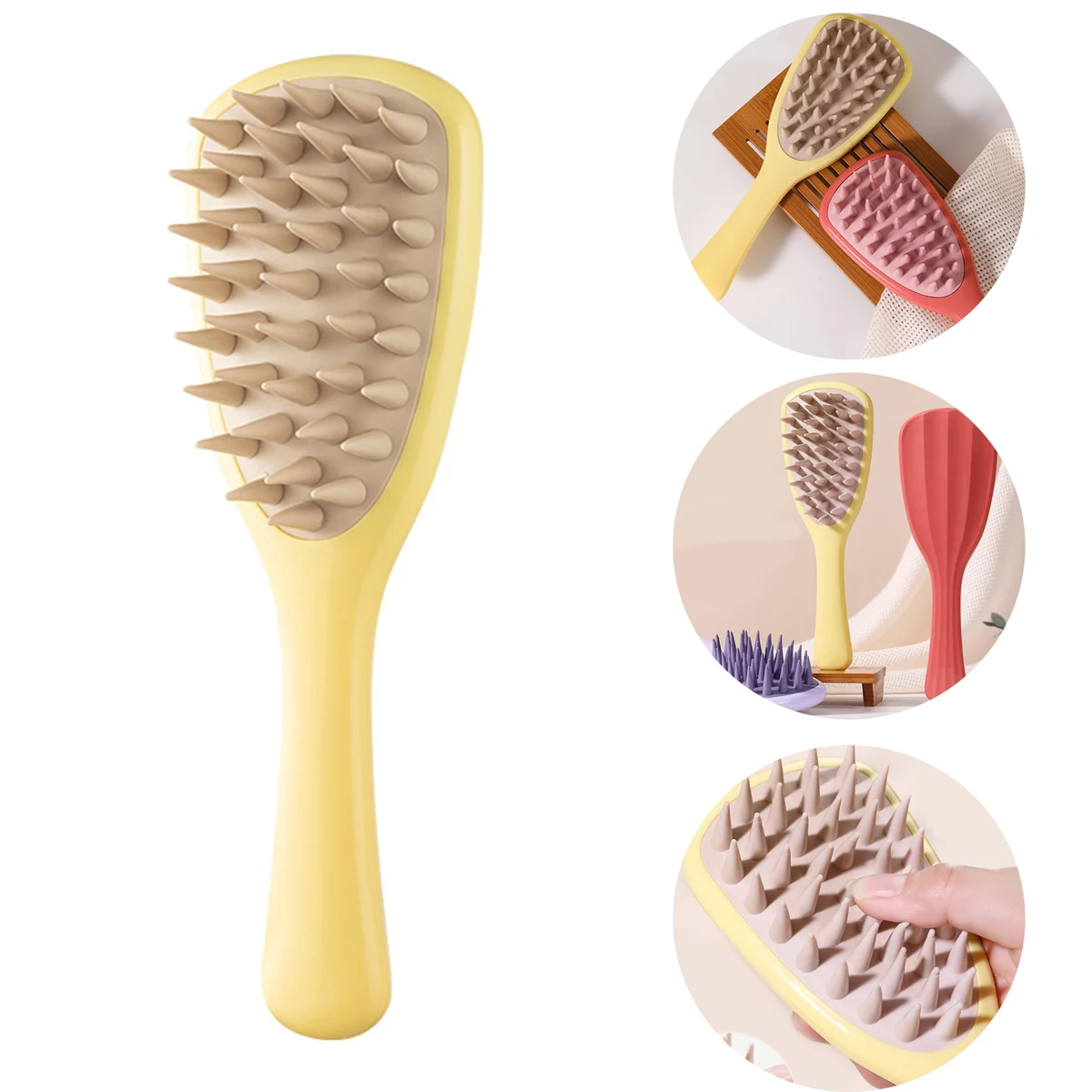 Long Handle Silicone Hair Scalp Massager 1