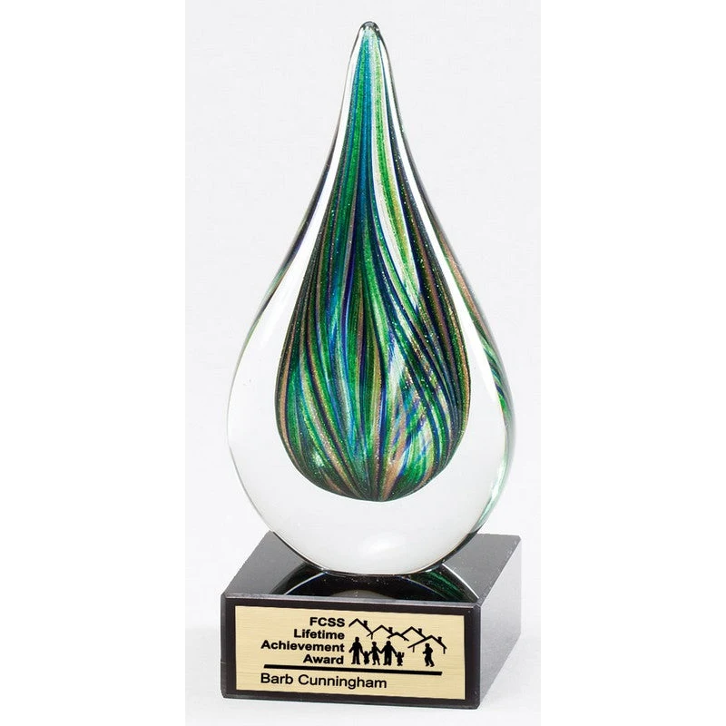 7" Art Glass Sculpture 1