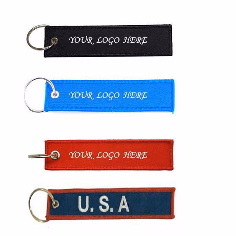 Embroidery Fabric Keytag / Keychain