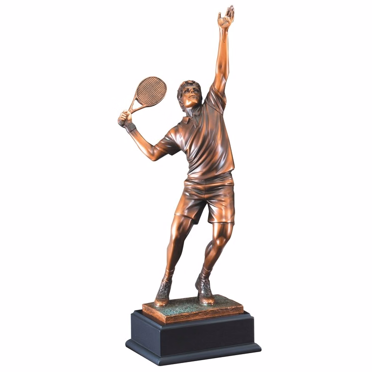Tennis - Male Resin Sculpture