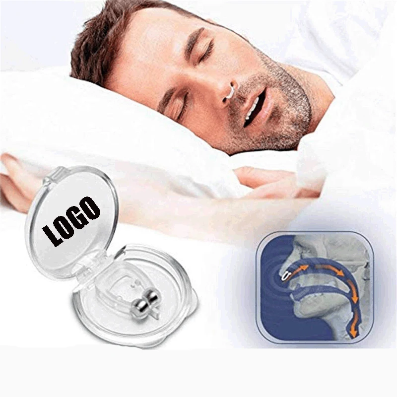 Anti Snoring Devices/ Snore Stopper with Adjustable Magnet/Silicone Nose Clip Stop Snoring 1