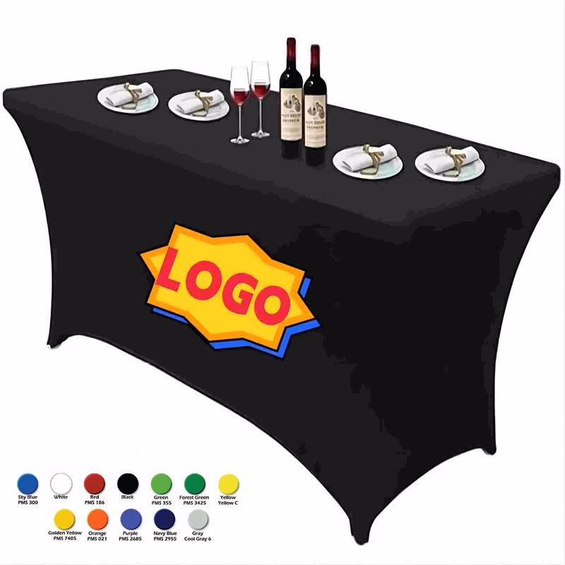 Full Color 6ft Stretch Fitted Table Cover