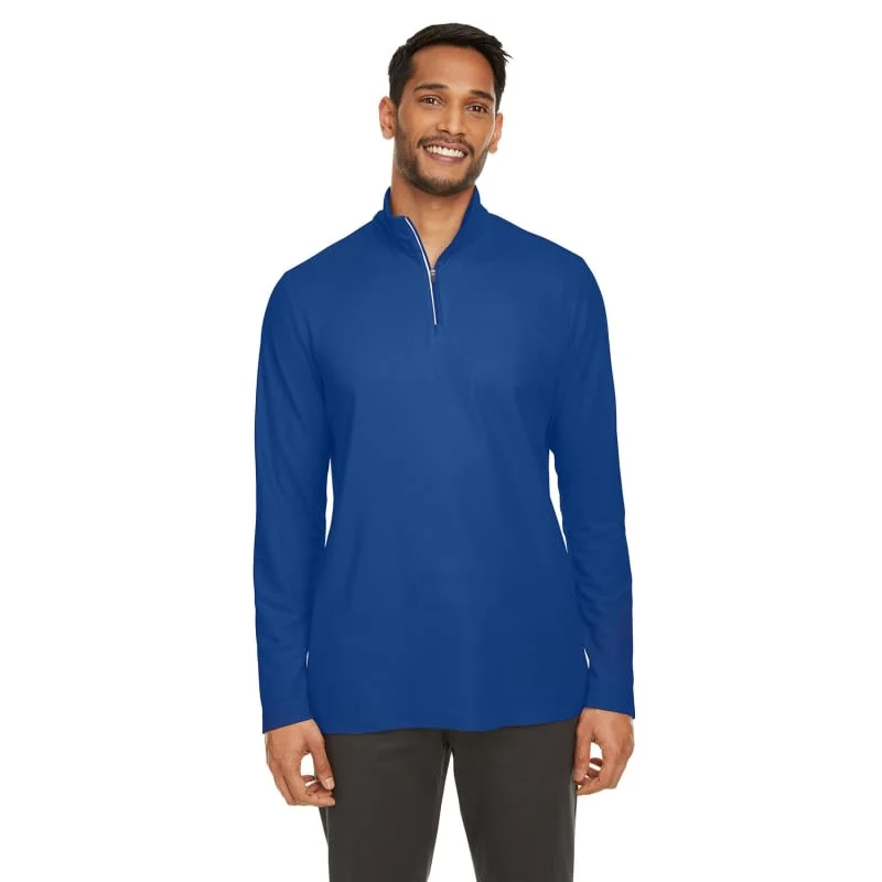 CORE365 Men's Fusion ChromaSoft™ Pique Quarter-Zip 1