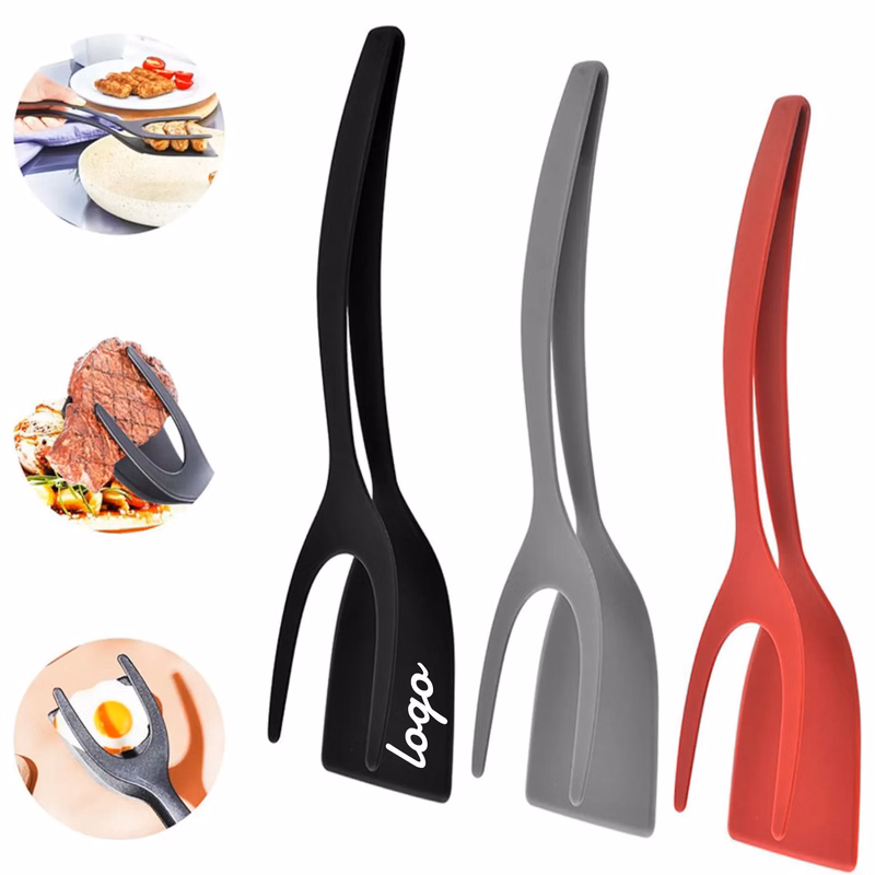 Dual - function Custom - Logo Steak Turner Tongs